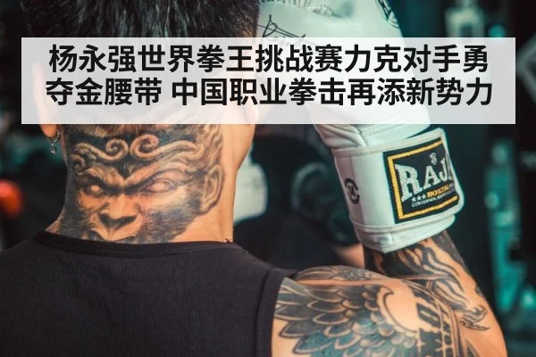 杨永强世界拳王挑战赛力克对手勇夺金腰带 中国职业拳击再添新势力